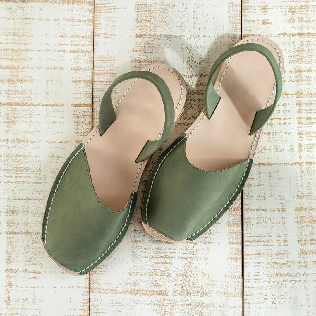 Abarcas Menorquinas Kaki Real Fábrica – REAL FABRICA