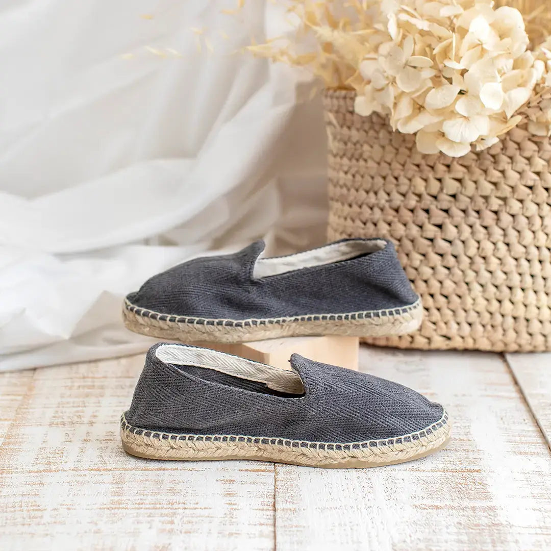 Alpargatas Combi Gris Calzado Artesano Real Fábrica – REAL FABRICA