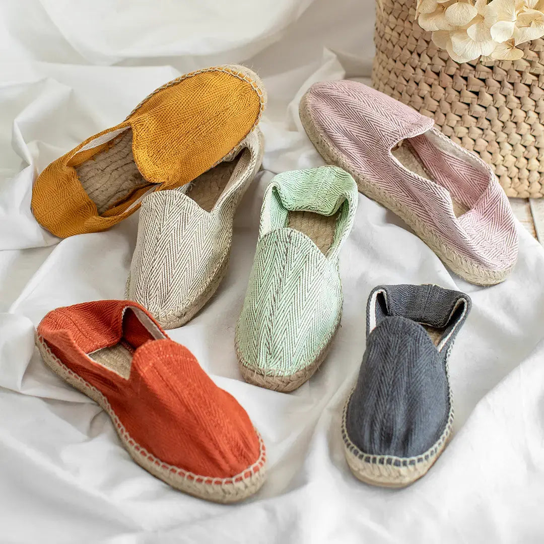 Combi Espadrilles in Aqua Green Artisan Footwear Royal Factory