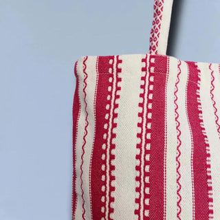 Tote bag alpujarra rosa de eturel. Real Fábrica.
