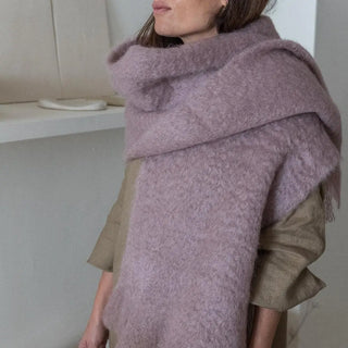 Mohair Lilac Scarf