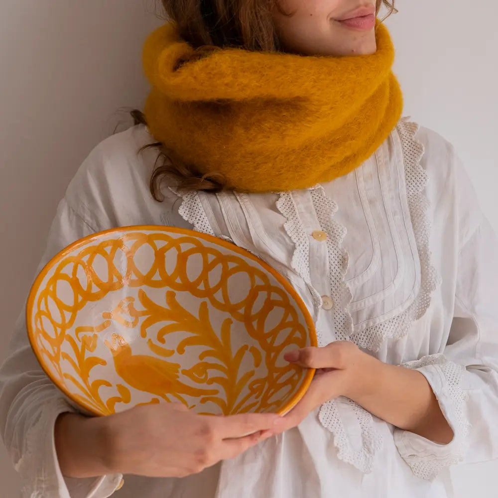 Mustard Mohair Collar Ezcaray x Real Fábrica Blankets – REAL FABRICA