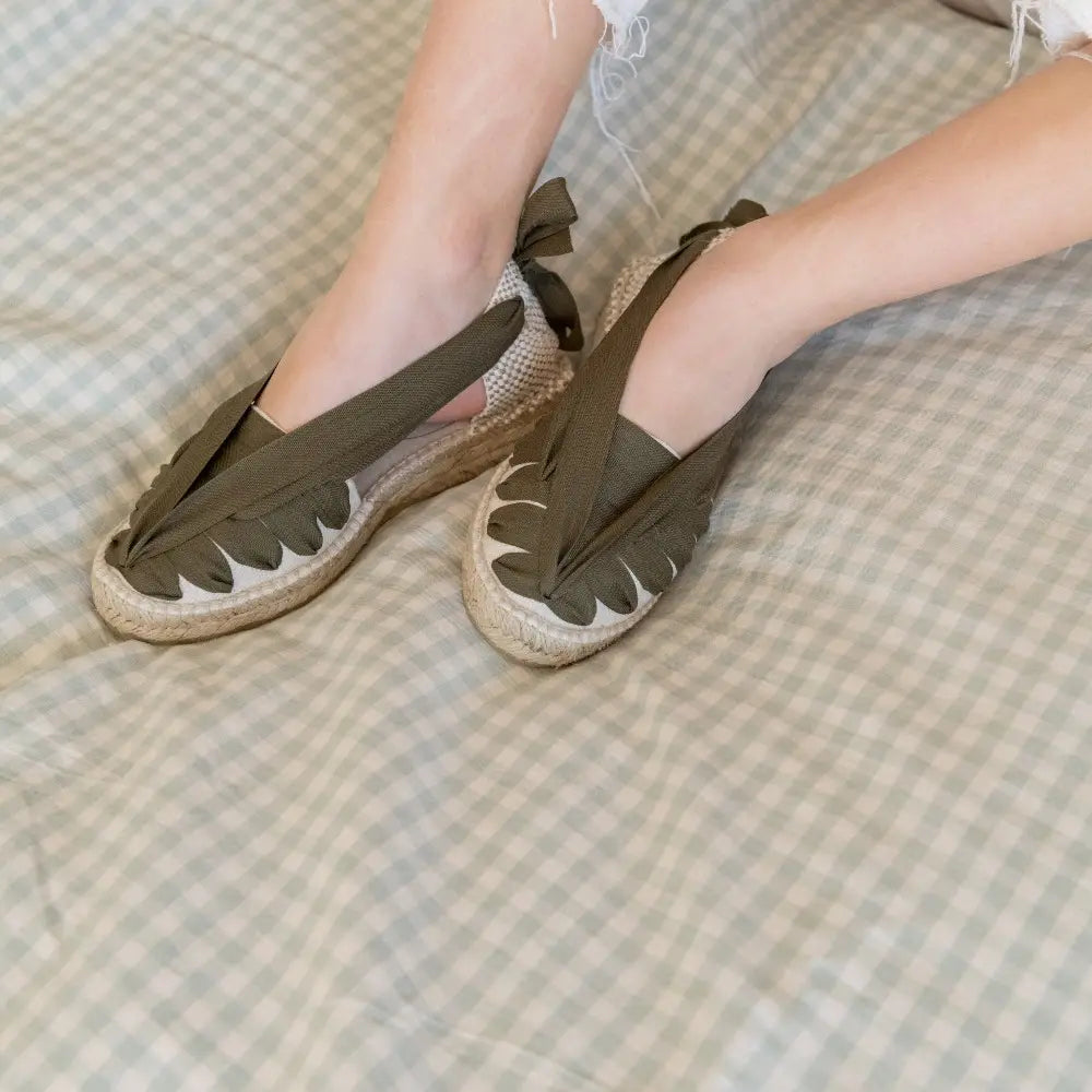 Espartos Planas Cintas Kaki Real Fábrica – REAL FABRICA