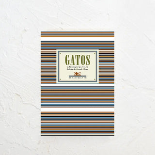 Libro de poesía que su temática gira en torno a los gatos. Real Fábrica