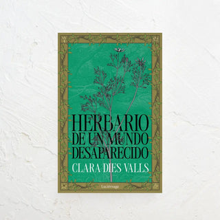 Libro de Clara Dies Valls en el que en la portada aparece una rama secándose. Real Fábrica