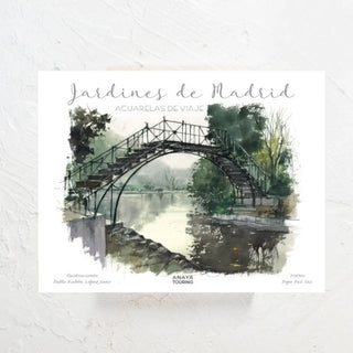 Libro de Acuarelas de paisajes de Madrid. Real Fábrica