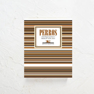 Libro de poesía que tiene como tema principal los perros. Real Fábrica
