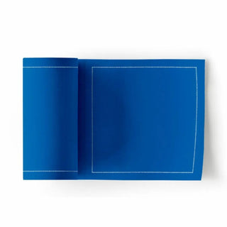 Servilletas de cóctel color royal blue. Real Fábrica