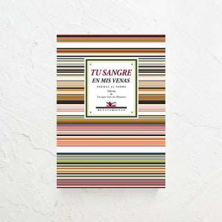 Libro de posía con temática paternidad. Real Fábrica