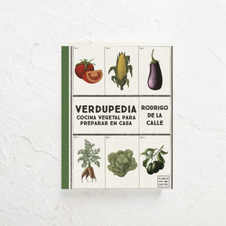 Libro de cocina con recetas vegetarianas fáciles para preparar en casa. Real Fábrica