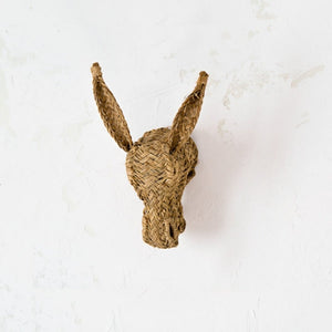 Esparto Grass Donkey Head - Small
