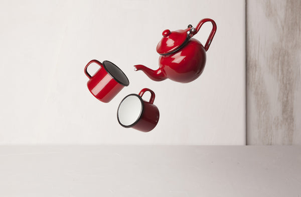 Mini Red Enamelware Mug