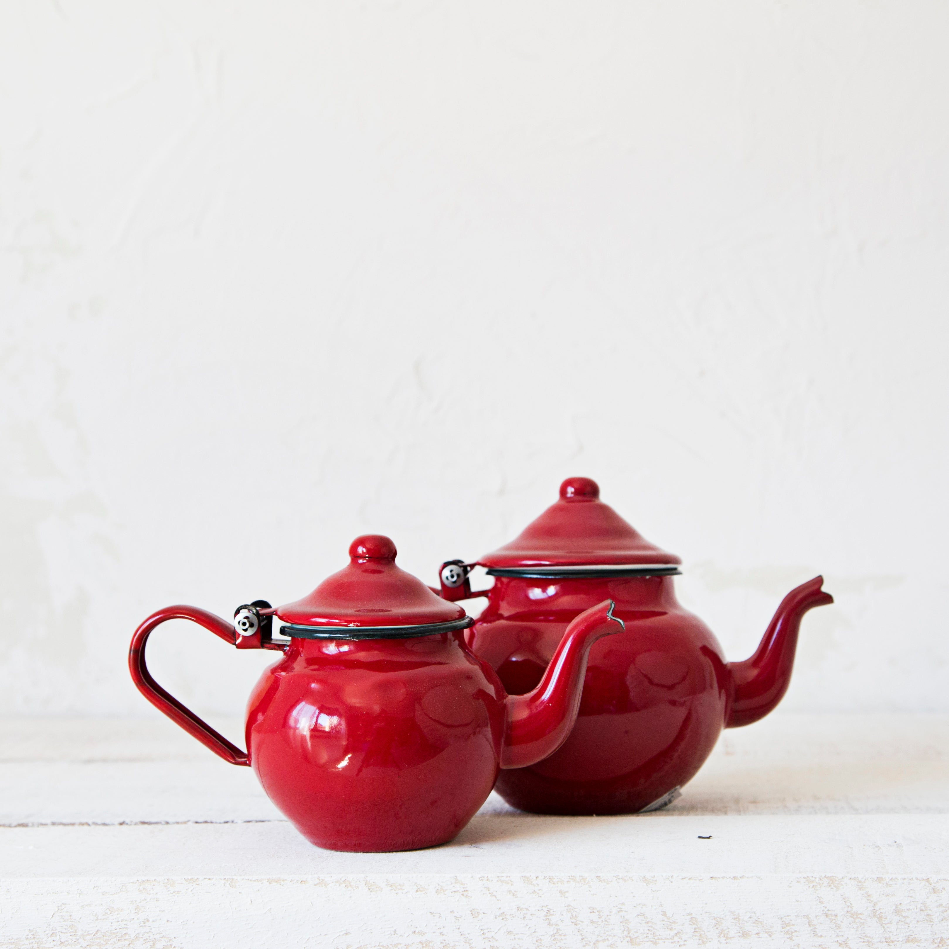 Las mejores ofertas en Teteras de cerámica roja