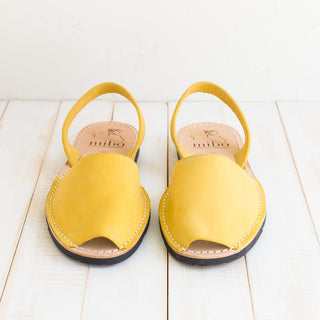 Menorcan sandals for women - Saffron