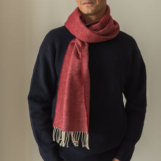 Shamrock Aran Cable Knit Wool Bufanda para hombre: 100 % lana merino Súper  suave y cálido Aspecto resistente y grueso Día de San Patricio -  España