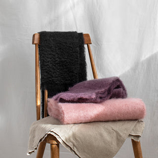 Mohair Pink Scarf