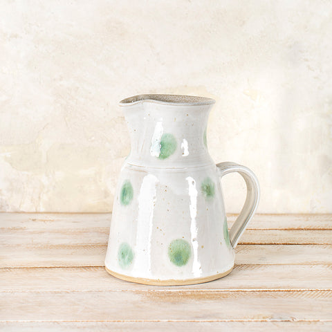 Large Jug with Green Spots