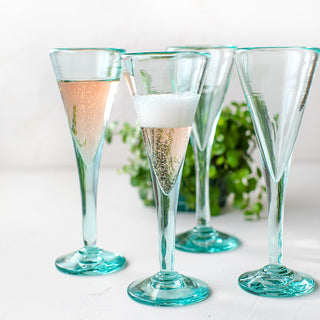 Recycled Glass Wine Glasses  (4pcs) 