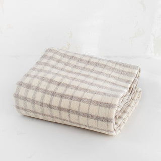 Maragata Blanket - Beige Gradient Checkered 