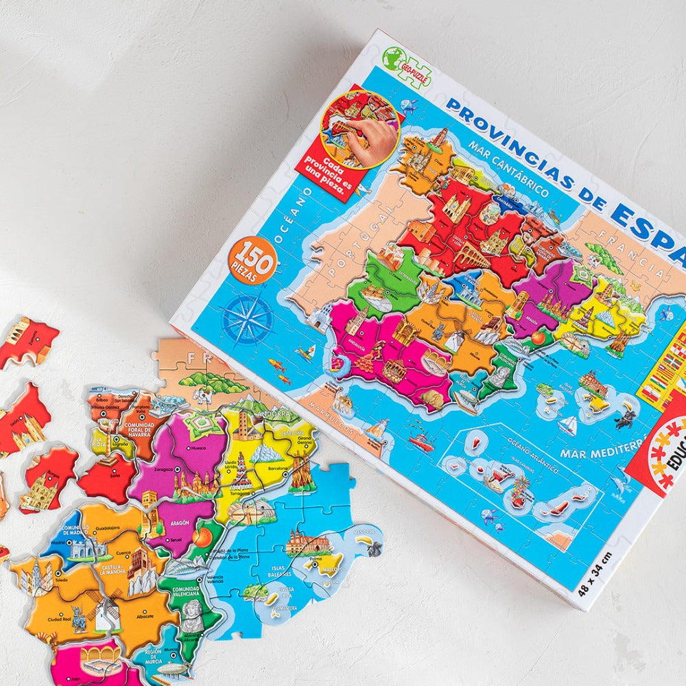 Educa Puzzle 150 Piezas Mapa de España - 14870 Educa Puzzle 150 Piezas Mapa de España - 14870