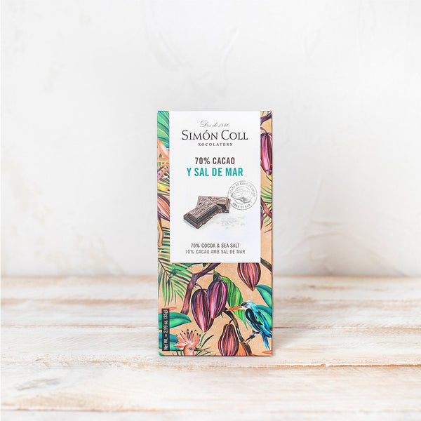 Chocolate 70% Cacao con Sal De Mar
