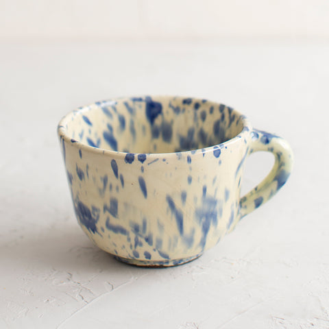 Ceramic Bowl - Blue Splatter