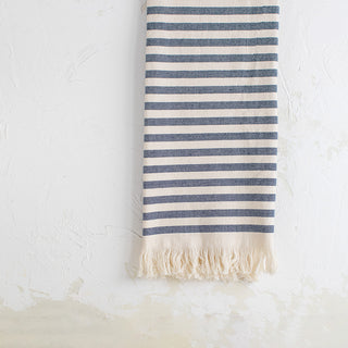 Blue Striped Beach Towel