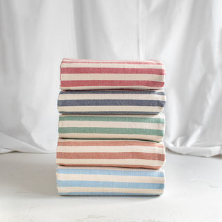 Violet Striped Beach Towel