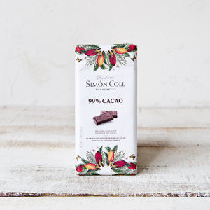 99% Cacao Dark Chocolate