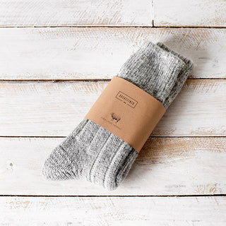 Merino Wool Grey Socks
