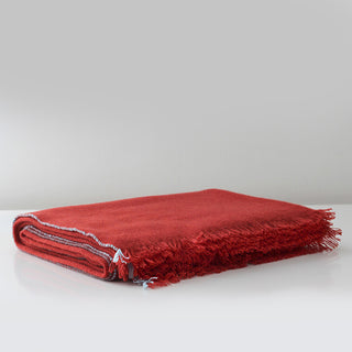 100% Red Cashmere Blanket