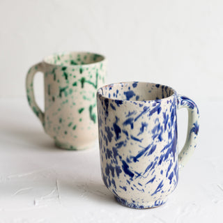Ceramic Mug - Blue Splatter