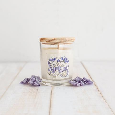 Small Violets Candle